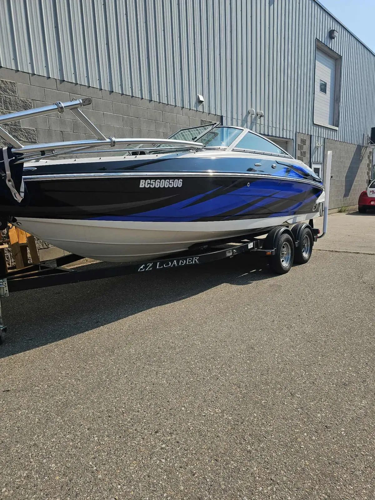 KingFisher HG 1775 XD decal package on a bare aluminum hull