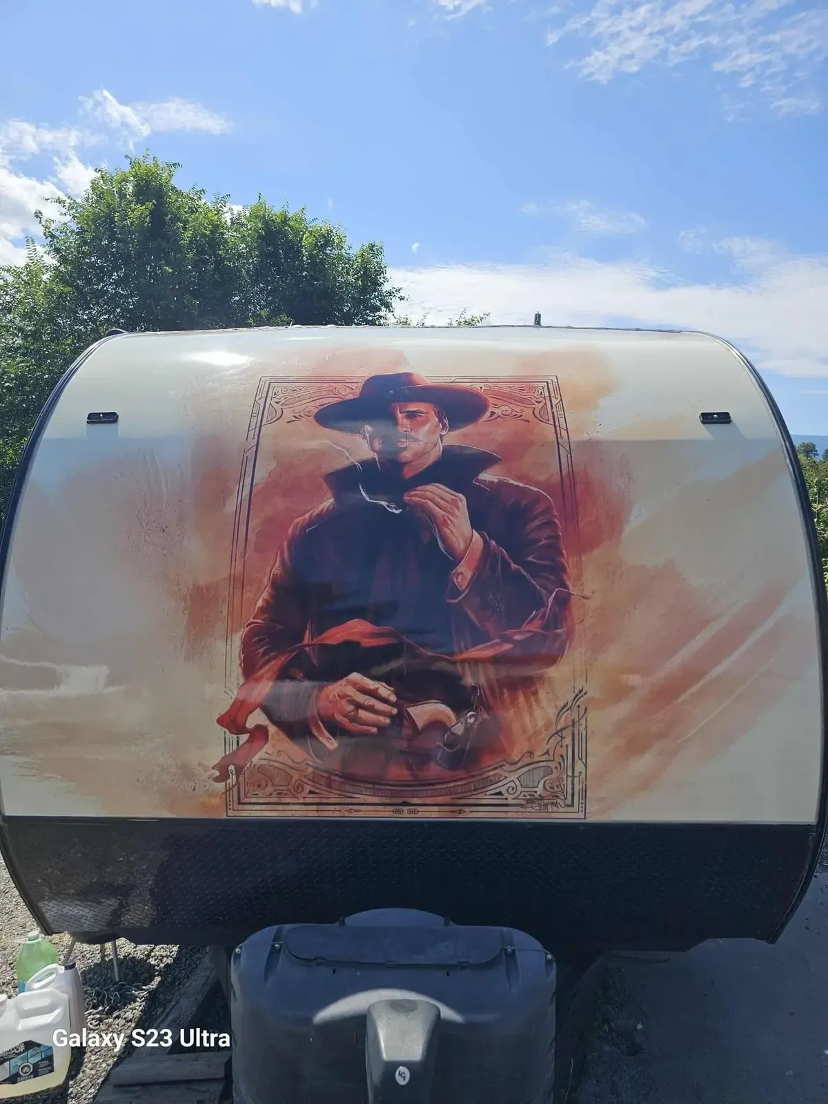 City utility box wrapped with Okanagan orchard photography by Wholesale Grafix