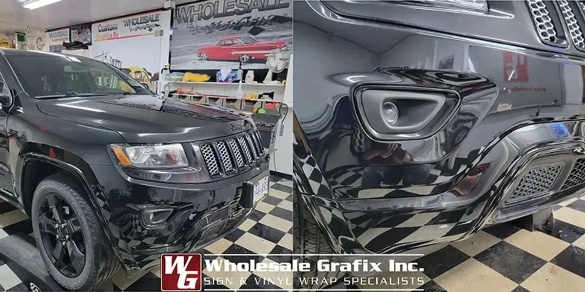 Ford Bronco with paint protection film on the hood and fenders